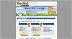 Desktop Screenshot of cupehost.com