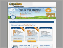 Tablet Screenshot of cupehost.com